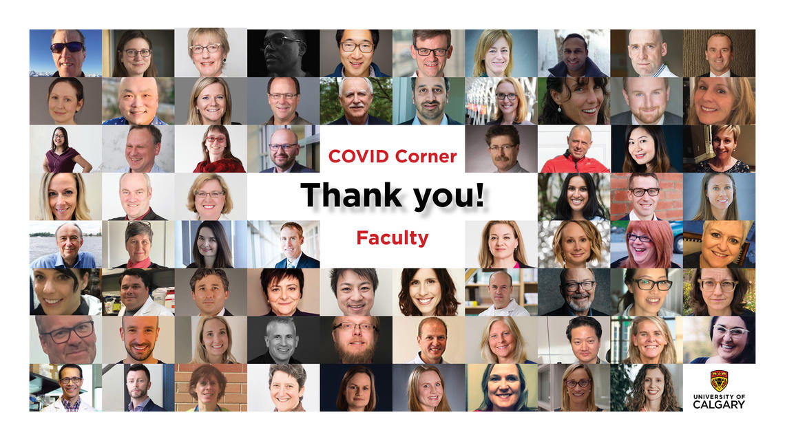 Thank you COVID Corner Faculty Thank you COVID Corner Faculty