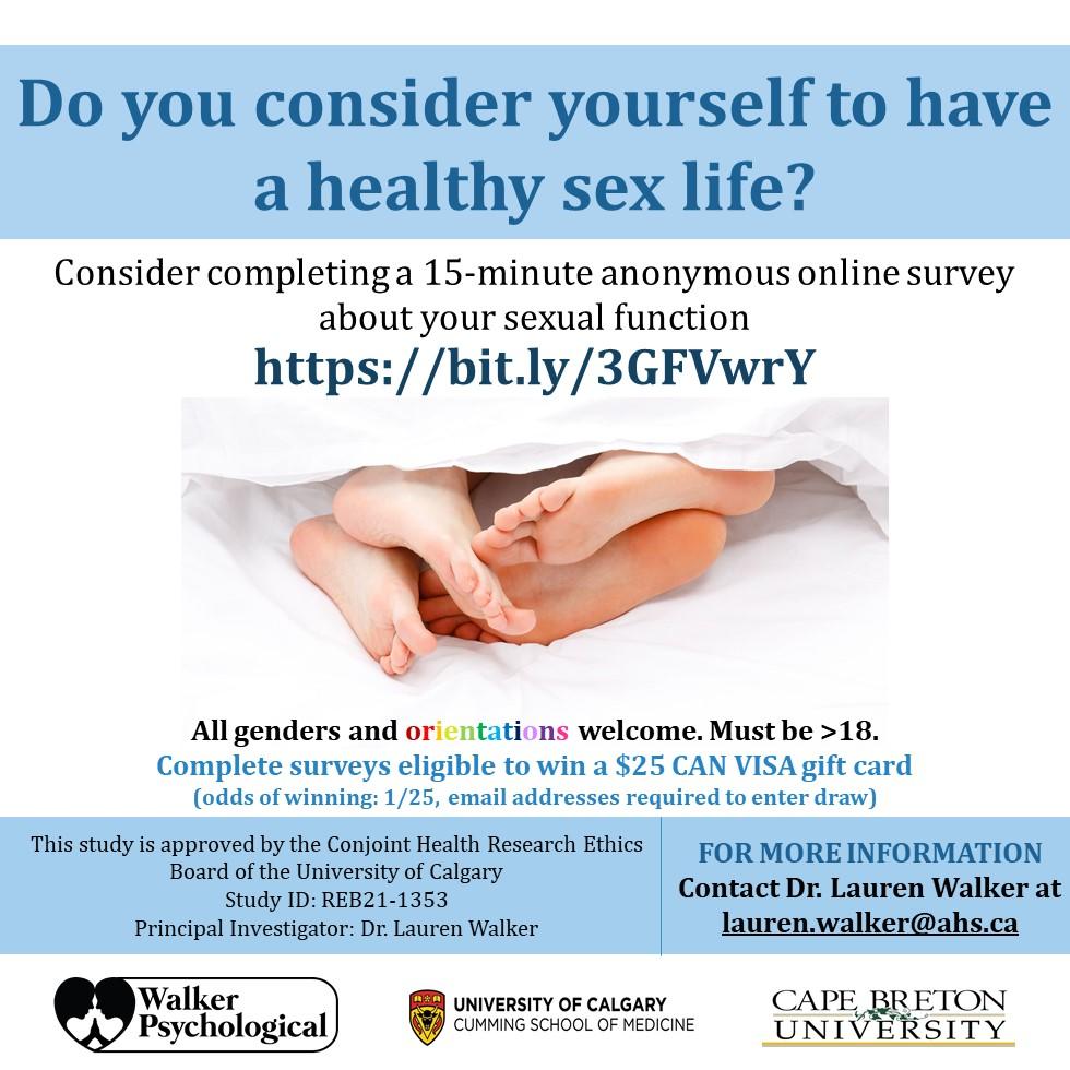 Validation of the Sexual Distress Scale – Short Form (SDS-SF) | Oncology  Sexual Health Lab | Cumming School of Medicine | University of Calgary