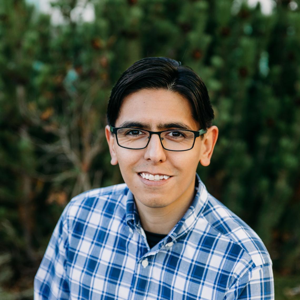 Portrait shot of postdoctoral fellow Daniel