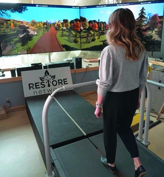 This split belt treadmill