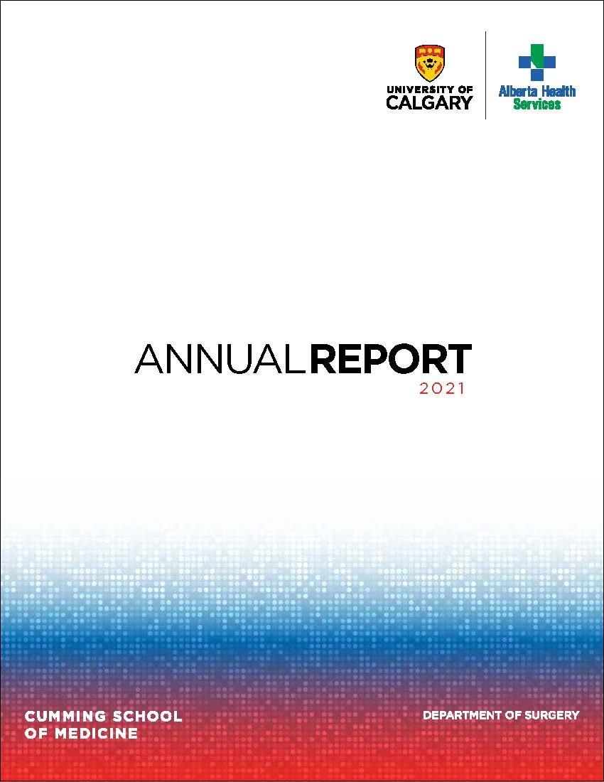 2021 Annual Report for the Department of Surgery