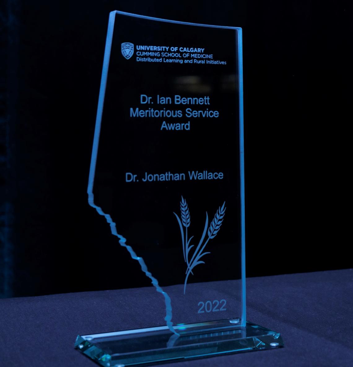 Dr. Ian Bennett Award