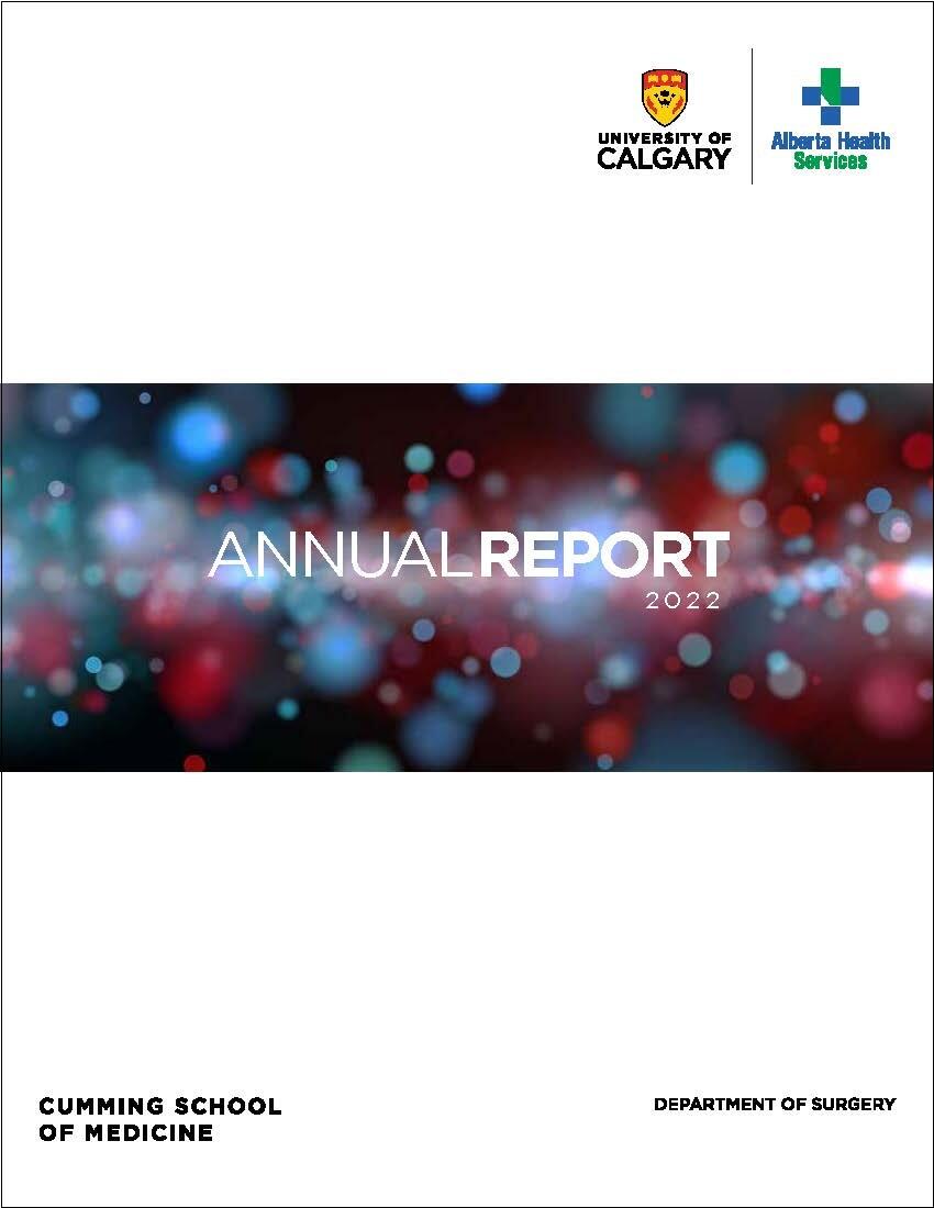 Department of Surgery 2022 Annual Report