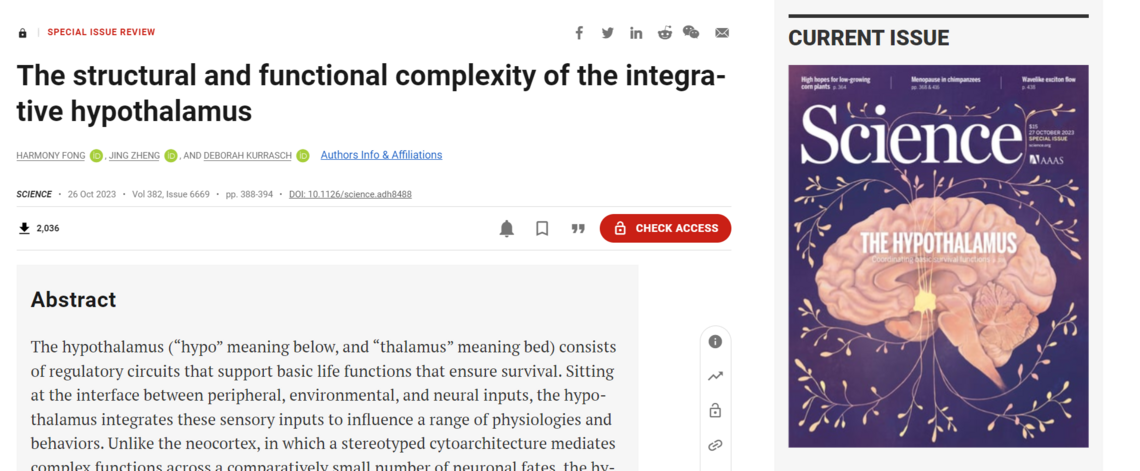 The structural and functional complexity of the integrative hypothalamus