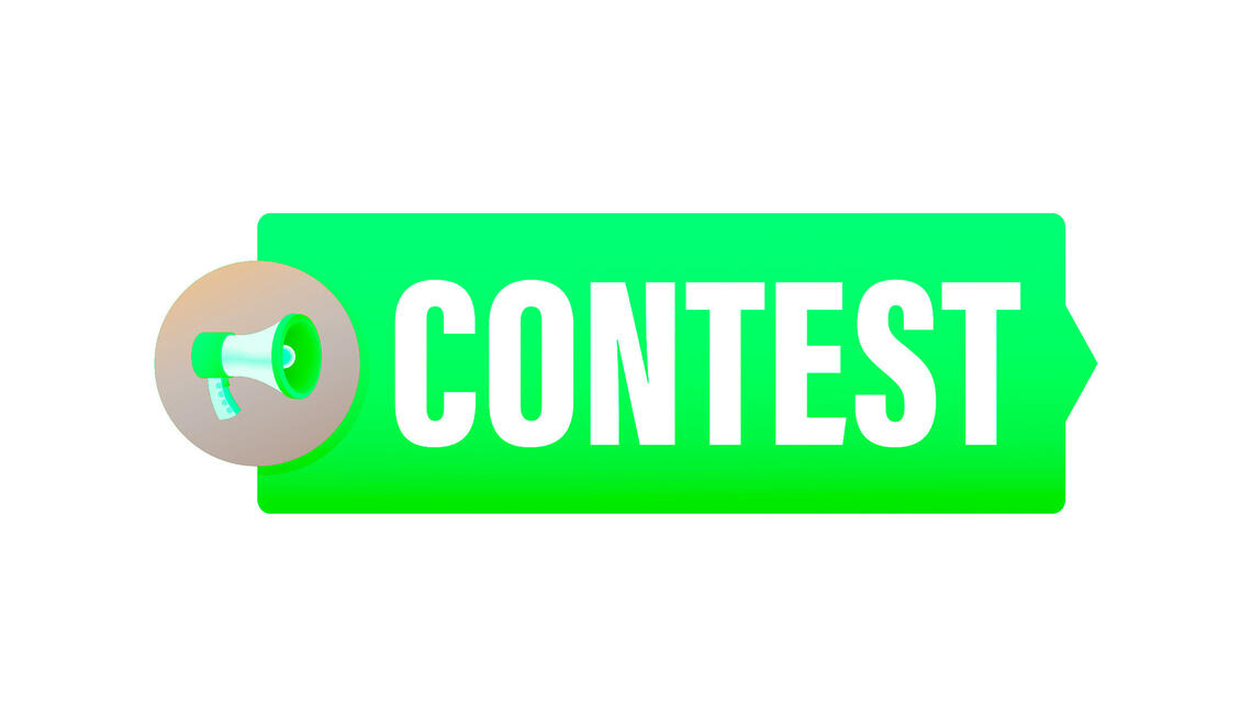 Megaphone with the word Contest