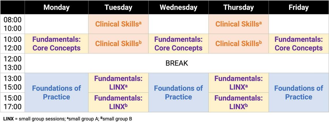 Week-at-a-glance