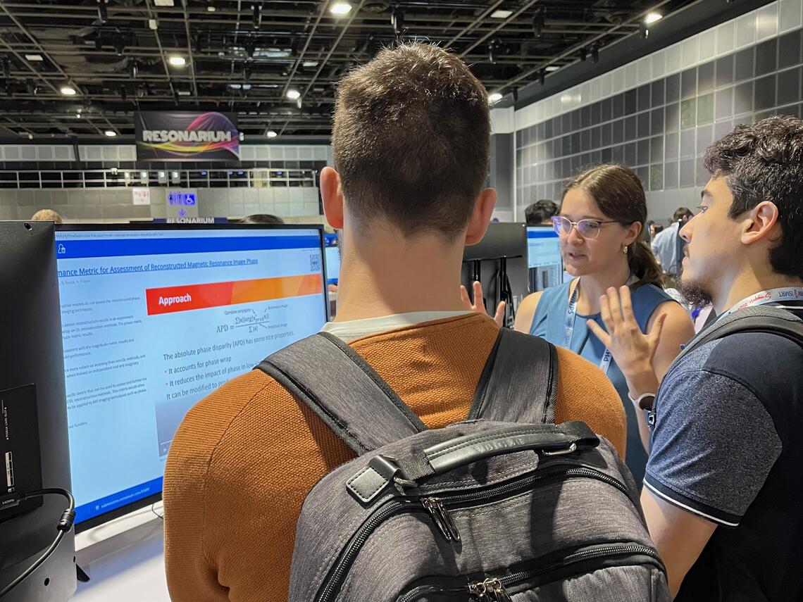 Natalia at ISMRM 2024