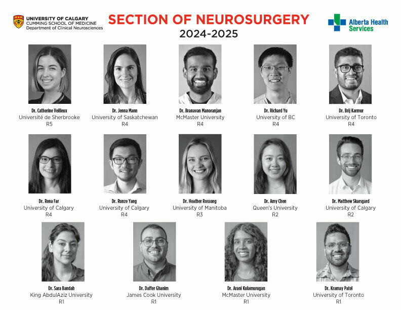 Neurosurgery Residents 2024-2025