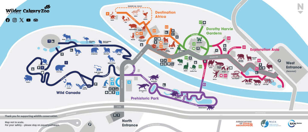 Zoo map