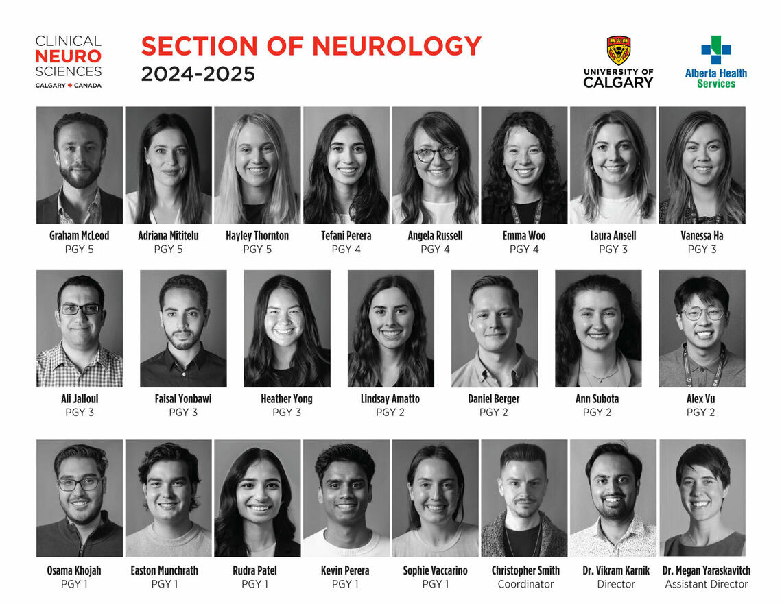 Neurology Residents 2024-2025