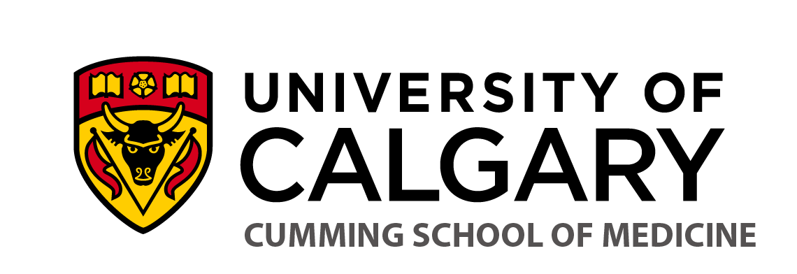 A white image with the University of Calgary logo and black text.