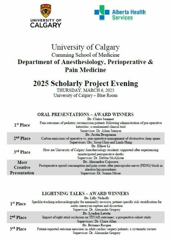 Scholarly Project Evening