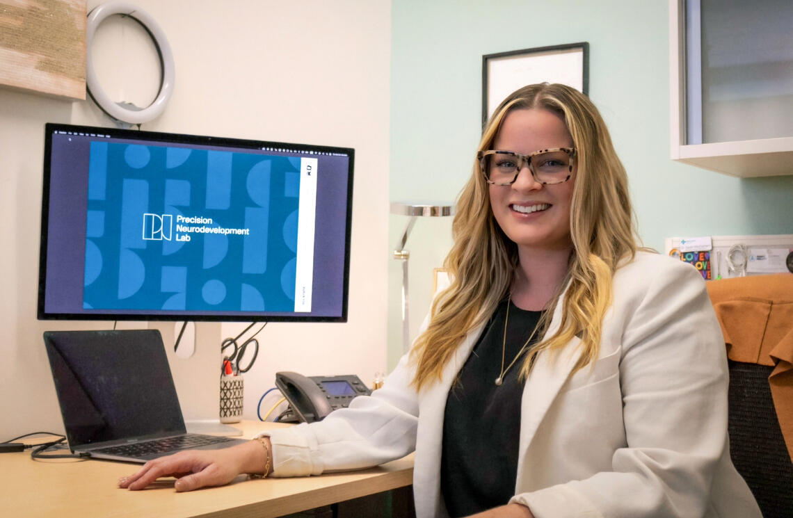 Dr. Sarah MacEachern, MD, PhD, leads UCalgary’s Precision Neurodevelopment Lab.