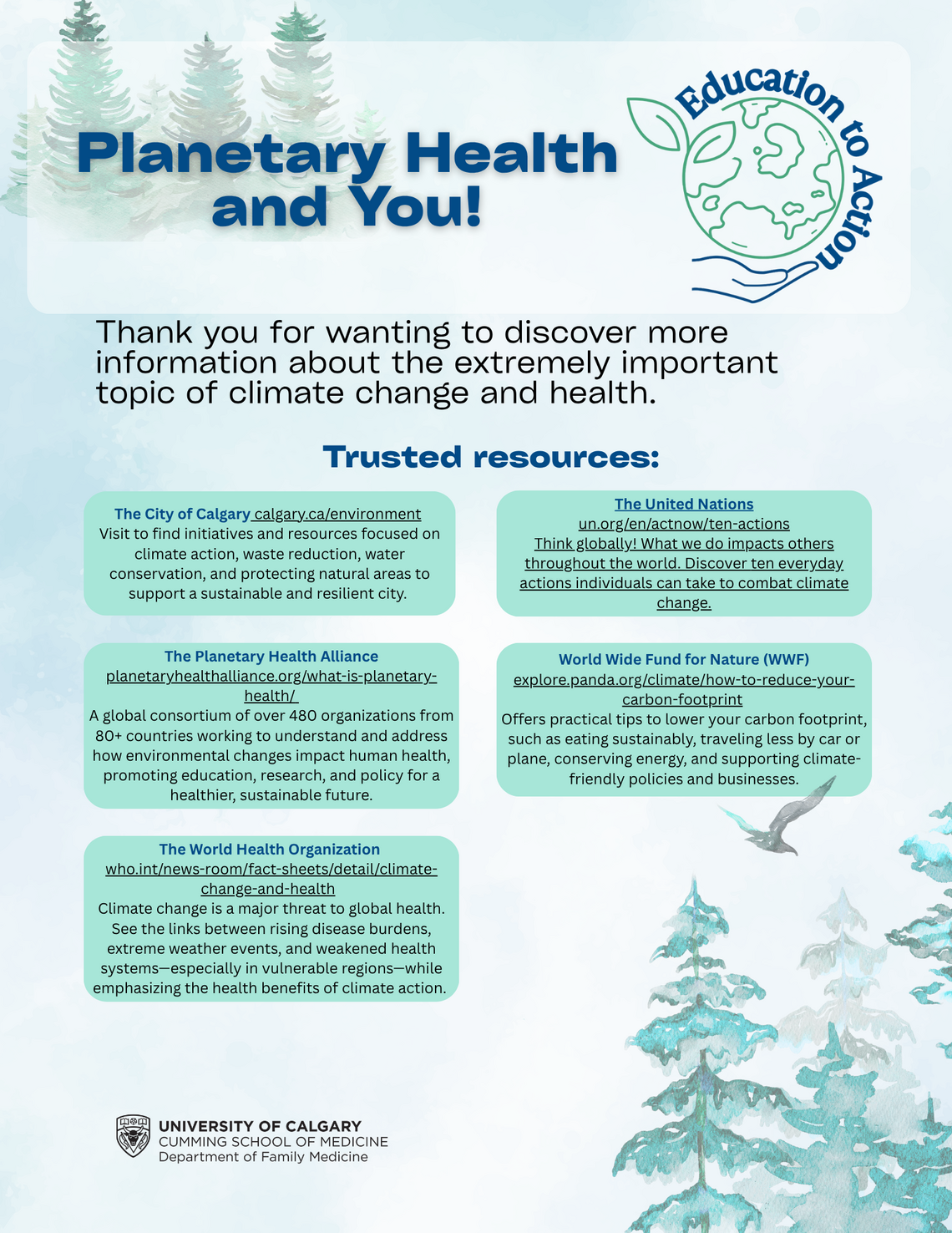 patient infographic patient info on planetary health