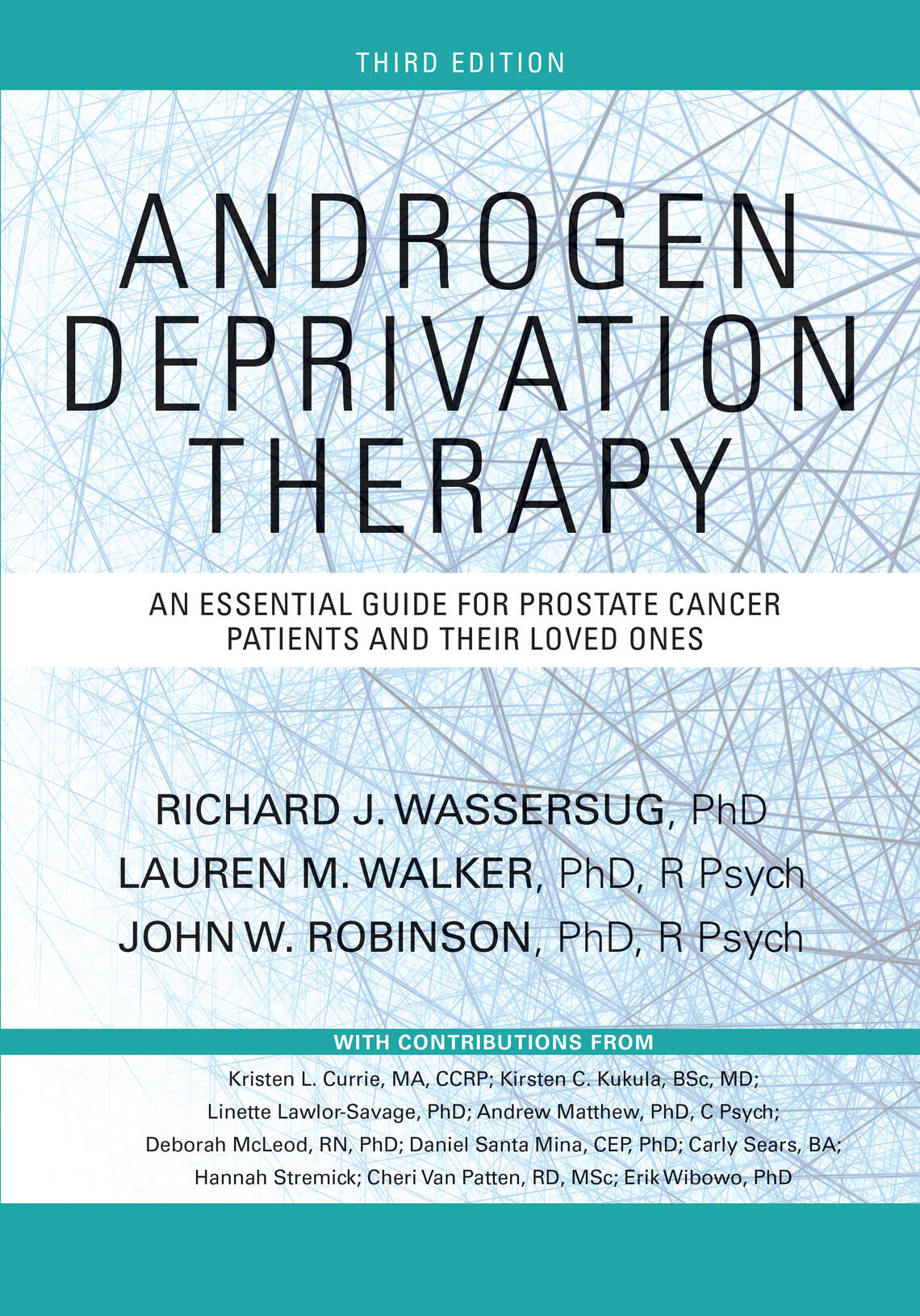 Front cover of the Androgen Deprivation Therapy book, 3rd edition