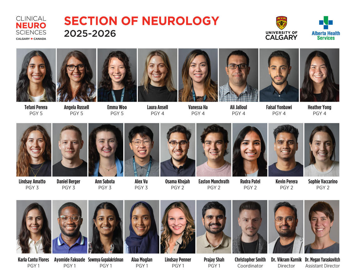 Neurology Residents 2025-2026