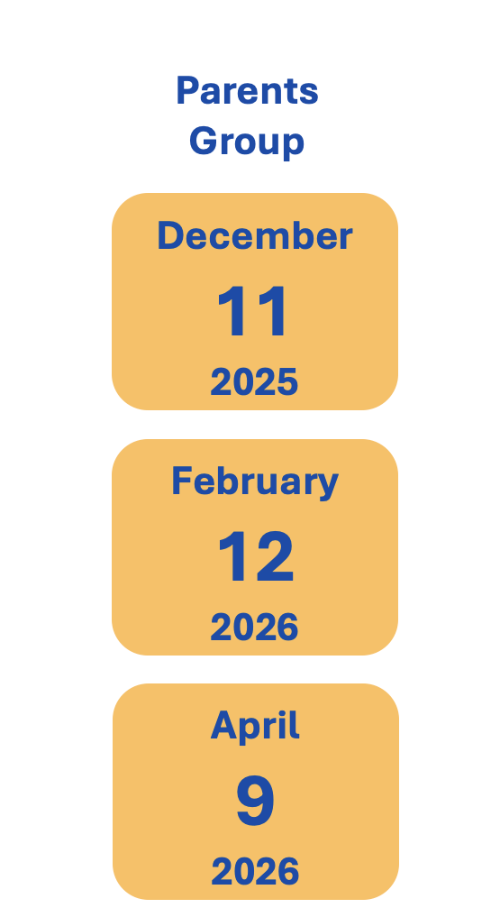 Parents Group Dates