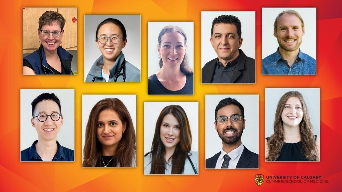 headshots of 2025 acfp award winners