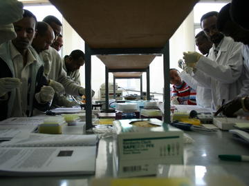 Lab work underway