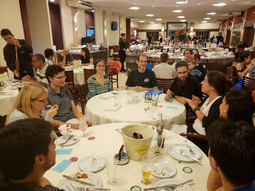 Churrasco at the São Paulo-Alberta Brain Hack, October 2018.