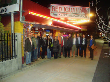 VIL members, alumni and friends after an ISMRM dinner at The Red Iguana, Salt Lake City, Utah, April 2013.