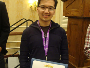 Honourable mention for Adrian Tsang at the Imaging Network of Ontario (ImNO) meeting, Toronto, Ontario, April 2016.