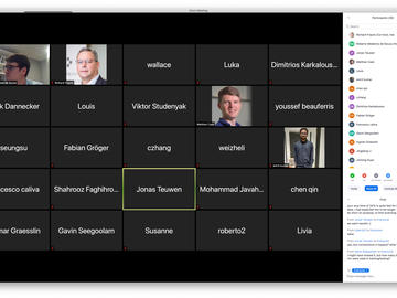 Zoom screen from the SMRA virtual meeting hosted by VIL, September 2020.