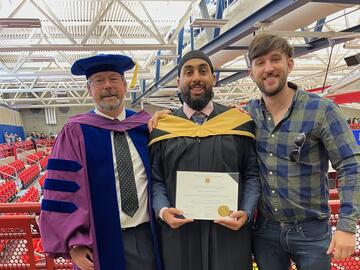 Abhi's MSc convocation 2023