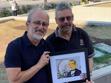 Departure of visiting professor Marco Carvalho