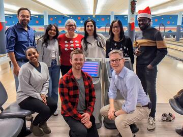 Photo of Group Members at Bowling (Dec. 2024) 