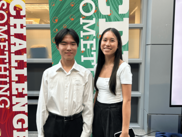 HYRS Students 2024, Summer and Robert