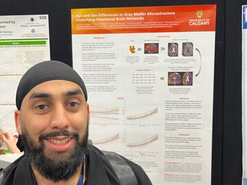 Abhi at OHBM 2025