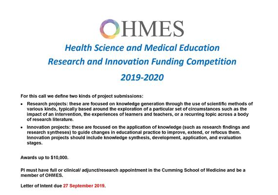 Funding Competition Notice