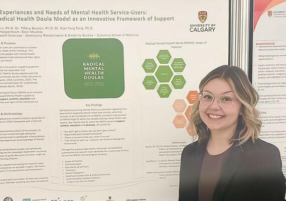 Kali Hoogenboom Presenting at the BHSc Symposium