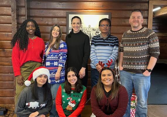 Image of 8 K2I Lab members. 