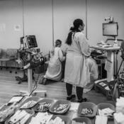 Healthcare workers in Outbreak Clinic