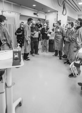 Healthcare team meeting