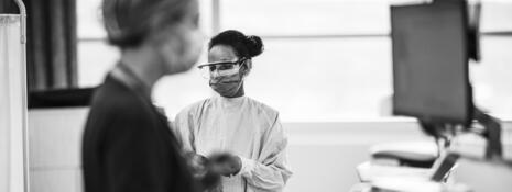 Healthcare workers in Outbreak Clinic