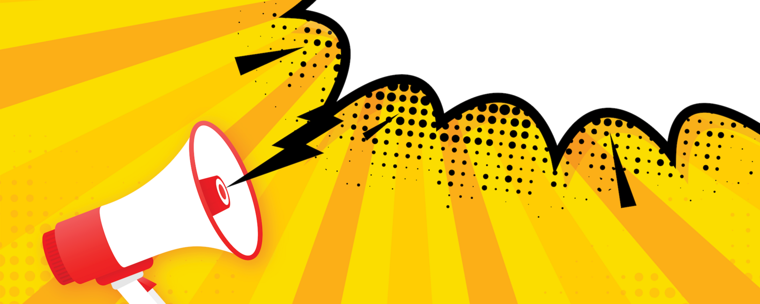 Illustration of a megaphone