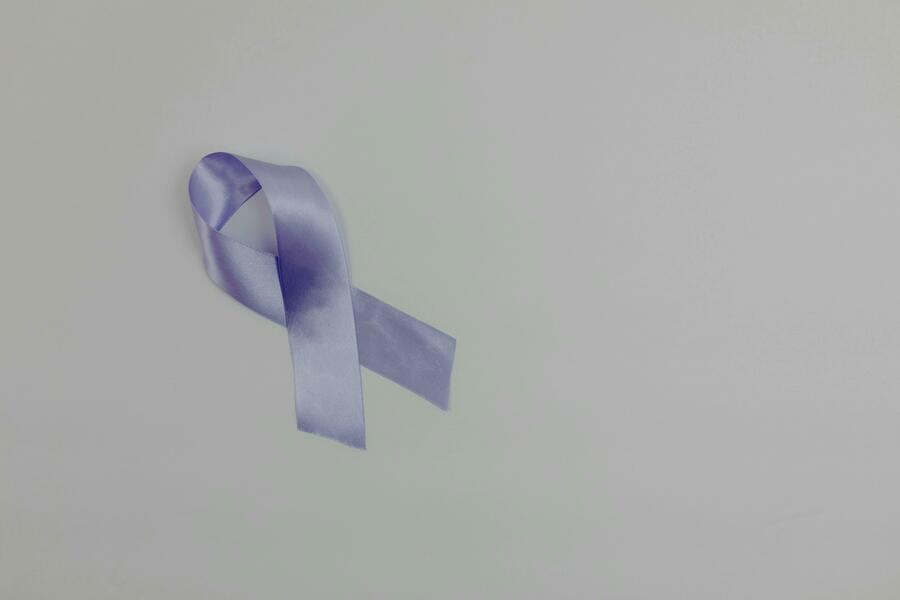 lavender ribbon cancer