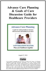 Advance Care Planning & Goals of Care Discussion Guide for Healthcare Providers image