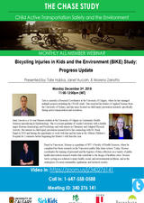 Bicycling Injuries in Kids and the Environment (BIKE) Study: Progress Update