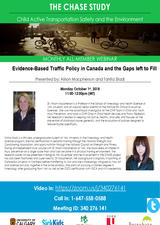 Evidence-Based Traffic Policy in Canada and the Gaps Left to Fill