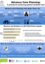 Advance Care Planning: A priority for achieving patient-centered care infographic