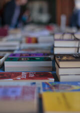 piles of books