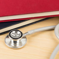 Books and Stethoscope