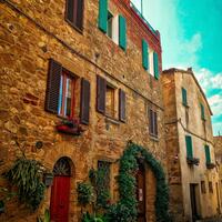 Old Italian residential building