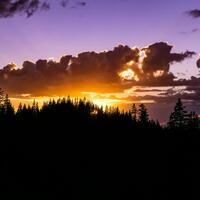 Purple sunset
