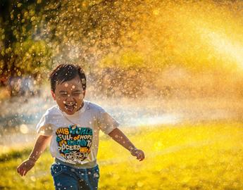 Running boy