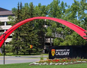 UCalgary Entrance Sign